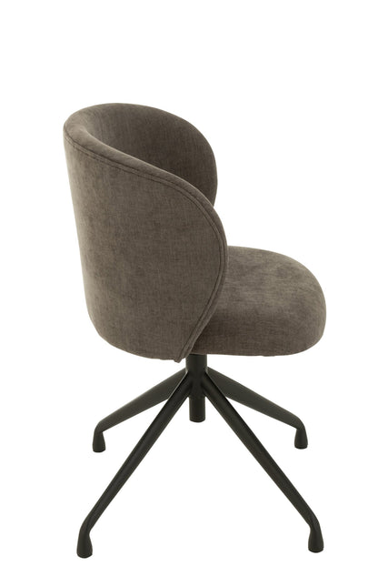 Chair Turn/Up/Down Textile Dark Grey