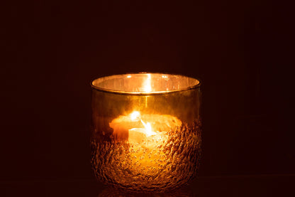 Windlicht Spiegel Groen Glas Medium