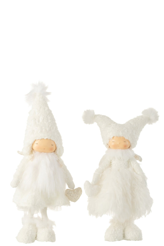 Angel Heart Textile White Large Assortment Of 2