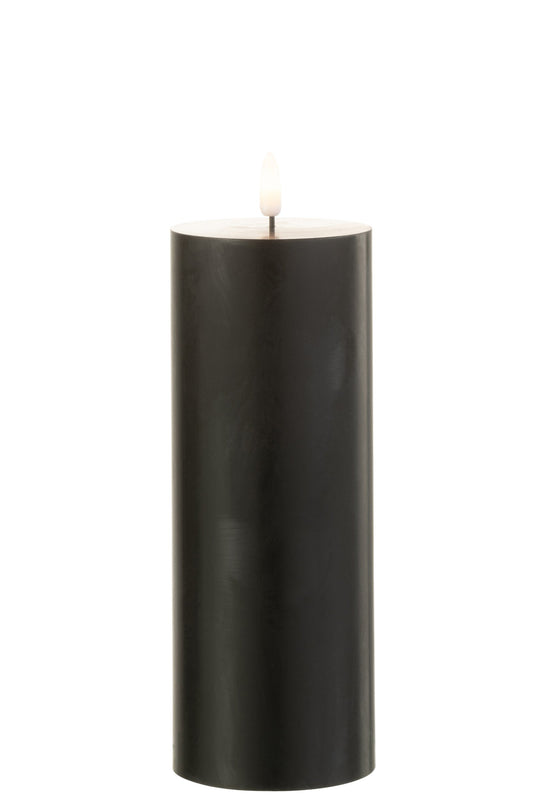 Kaars Led Zwart Large