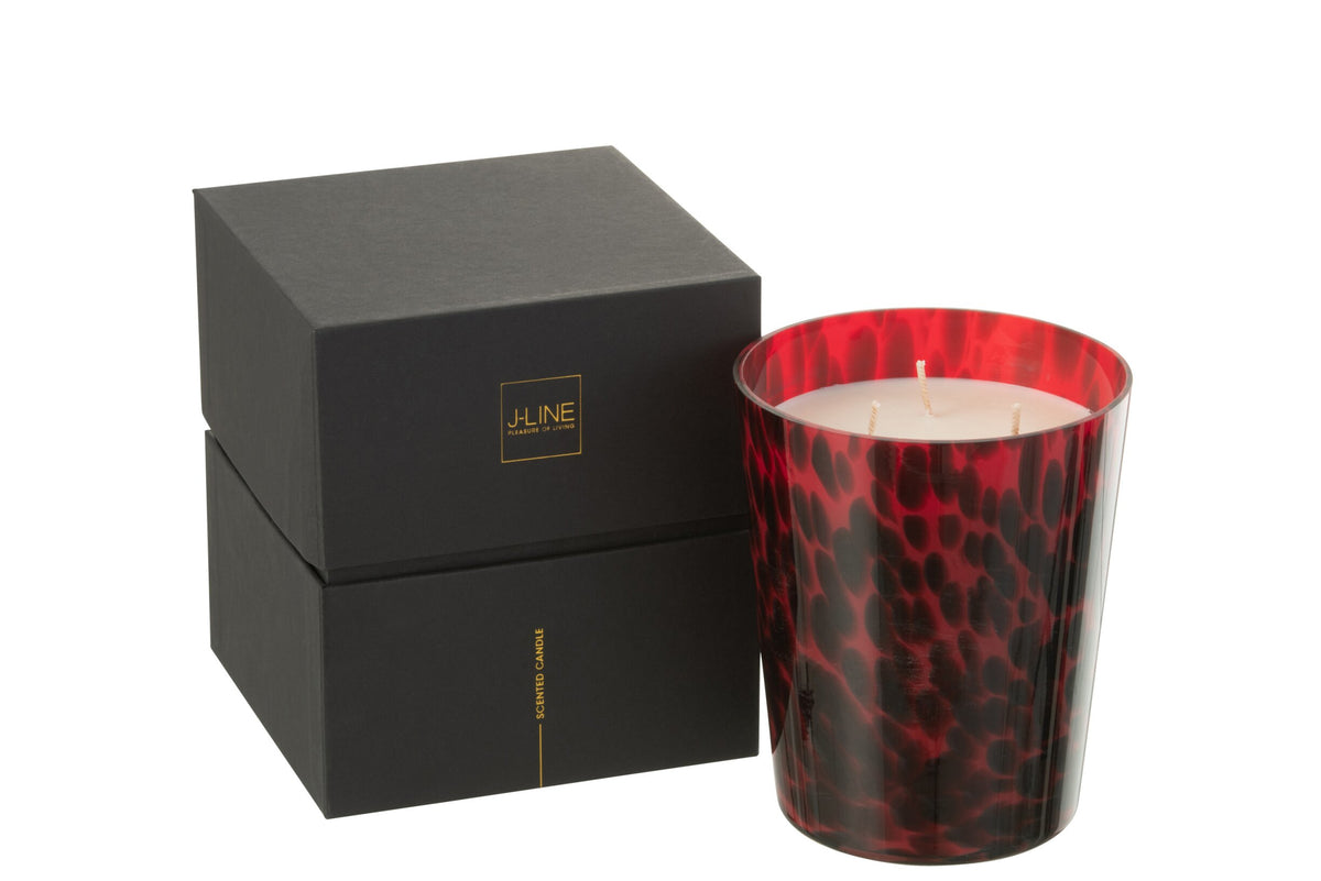 Geurkaars Noa Rood medium68u