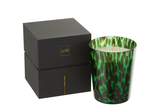 Geurkaars Noa Groen medium68u