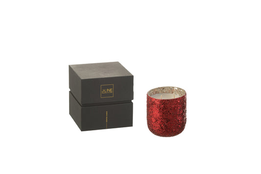 Geurkaars Luxuria Rood Small- 40h