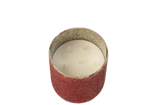 Geurkaars Luxuria Rood Large- 80h