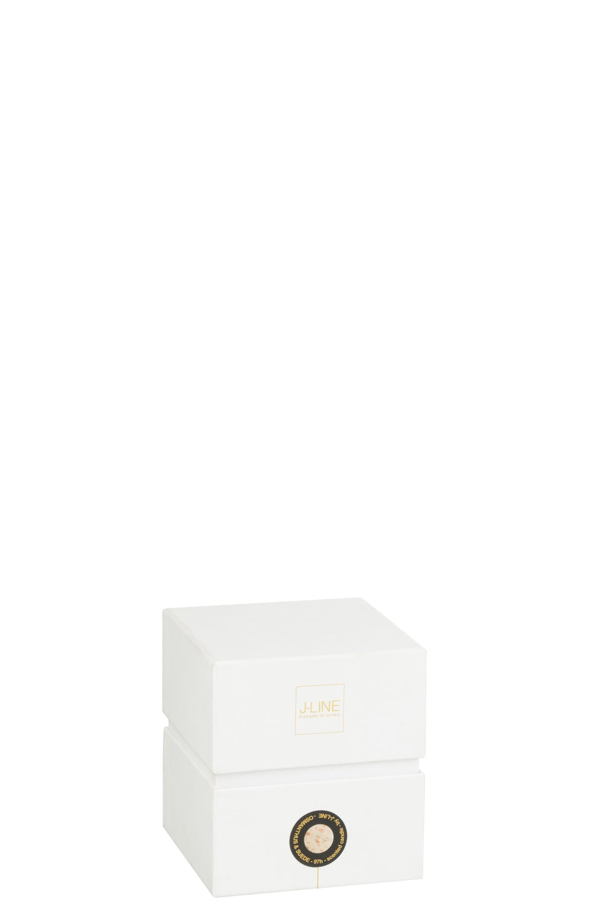 Geurkaars Mia Wit/Mix Glas Small