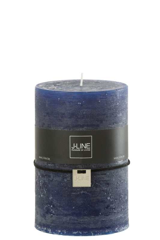 Cilinder Kaars Donkerblauw Extra Large 95h