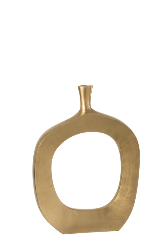 Vase Nina Aluminium Gold Small