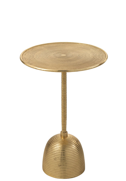 Side Table Lera Aluminium Gold