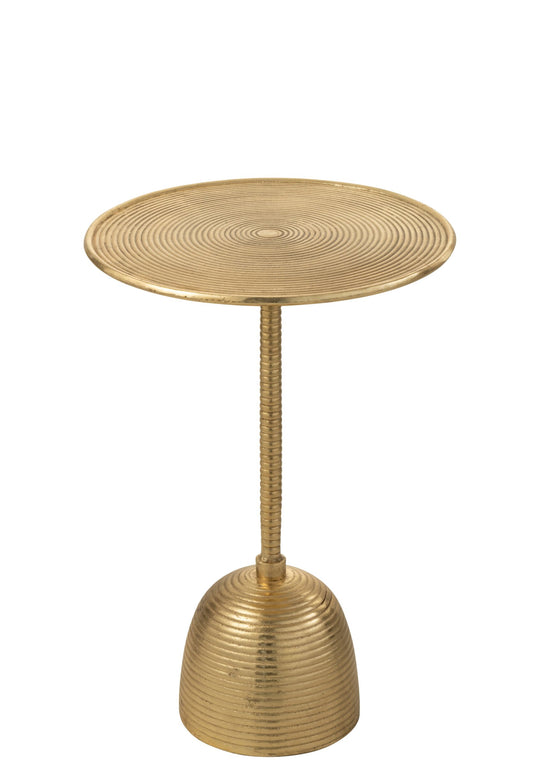 Side Table Lera Aluminium Gold