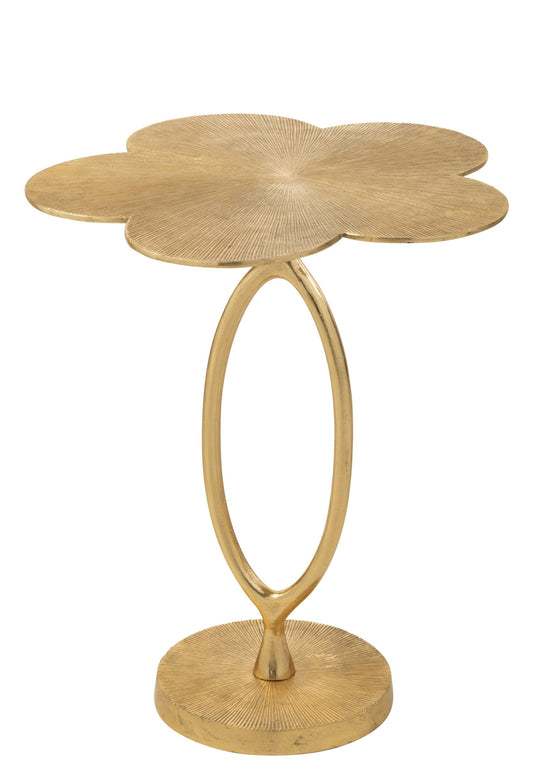 Side Table Tiana Aluminium Gold