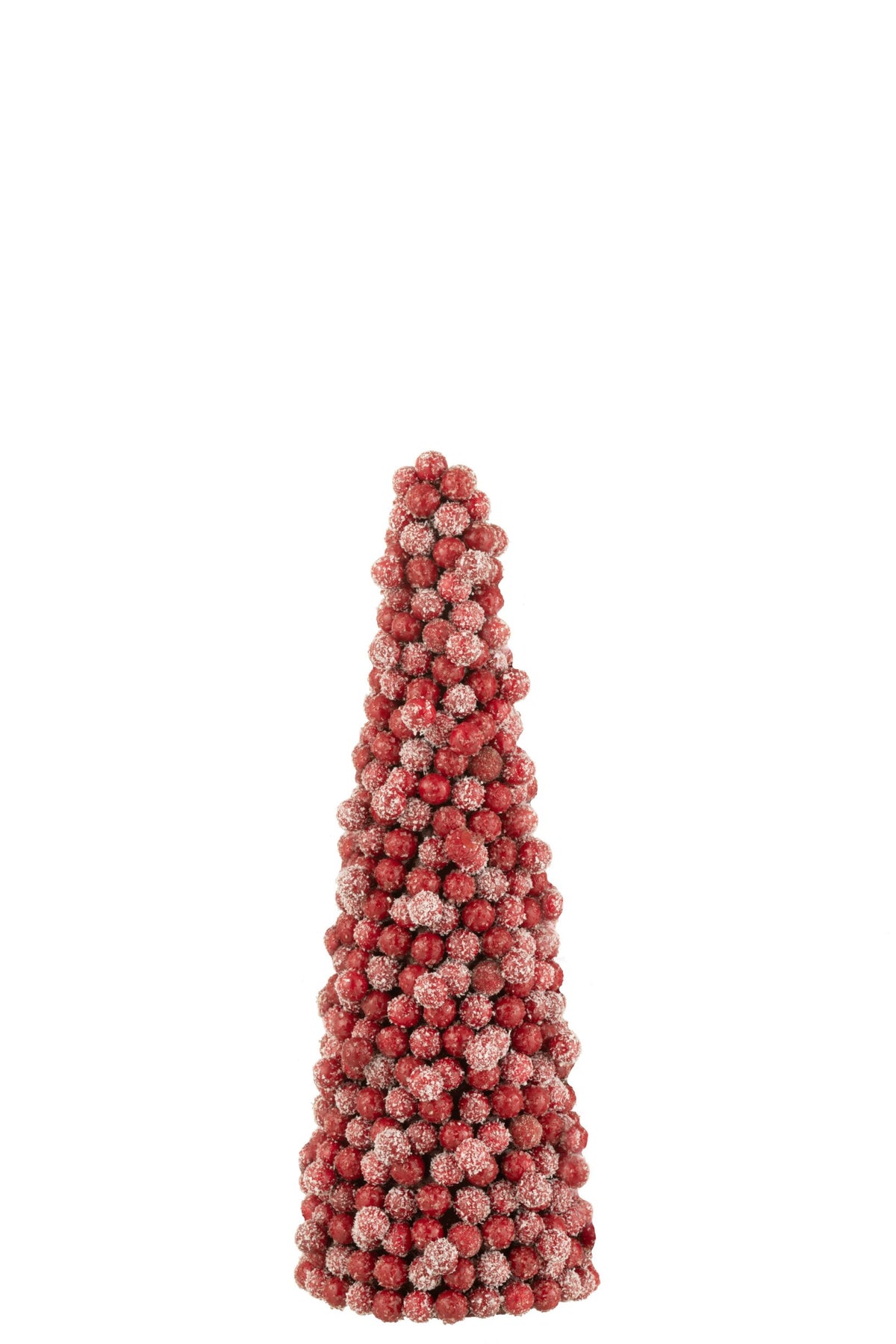 Cone Deco Berries Plastic Red Small