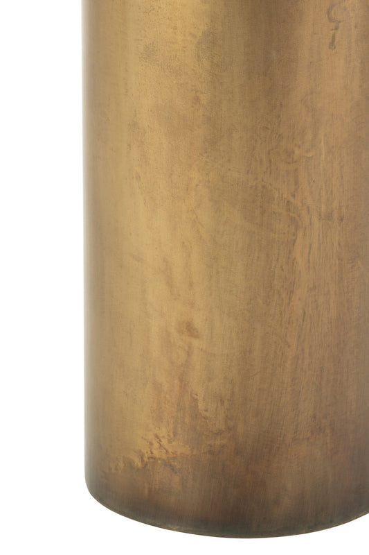 Side Table Soni Iron/Glass Black/Bronze