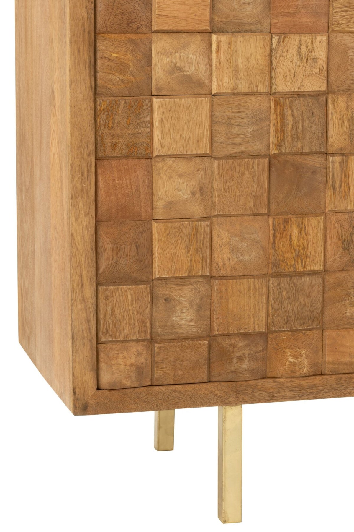 Cupboard Nino Metal/Mango Wood Natural/Gold
