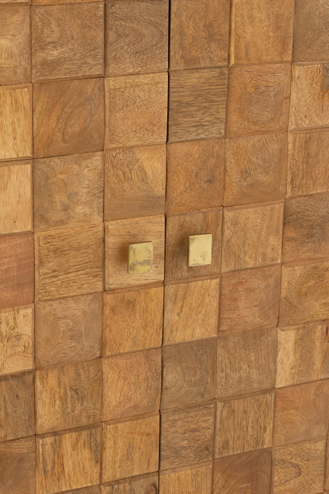 Cupboard Nino Metal/Mango Wood Natural/Gold