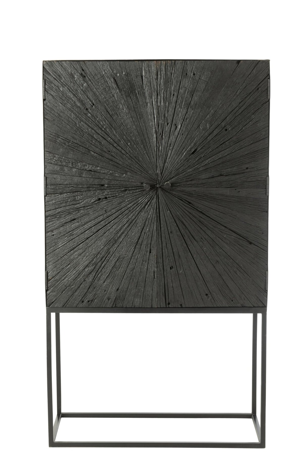 Cupboard Shanil Wood/Iron Black