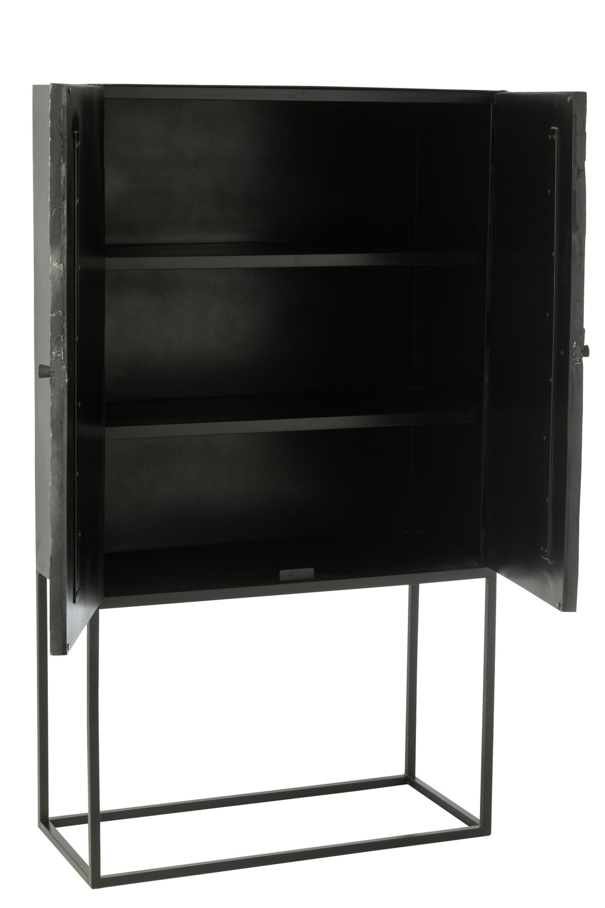 Cupboard Shanil Wood/Iron Black