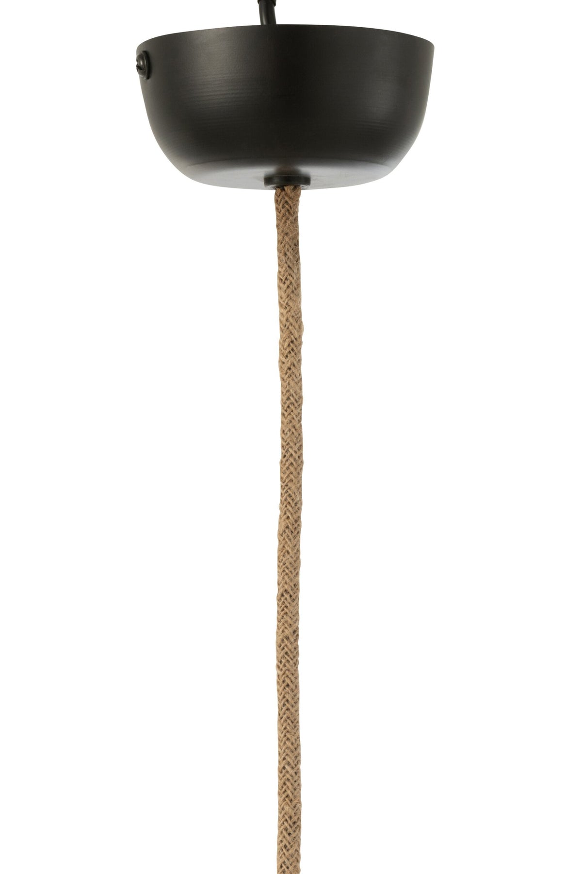 Hanglamp nest raffia wit
