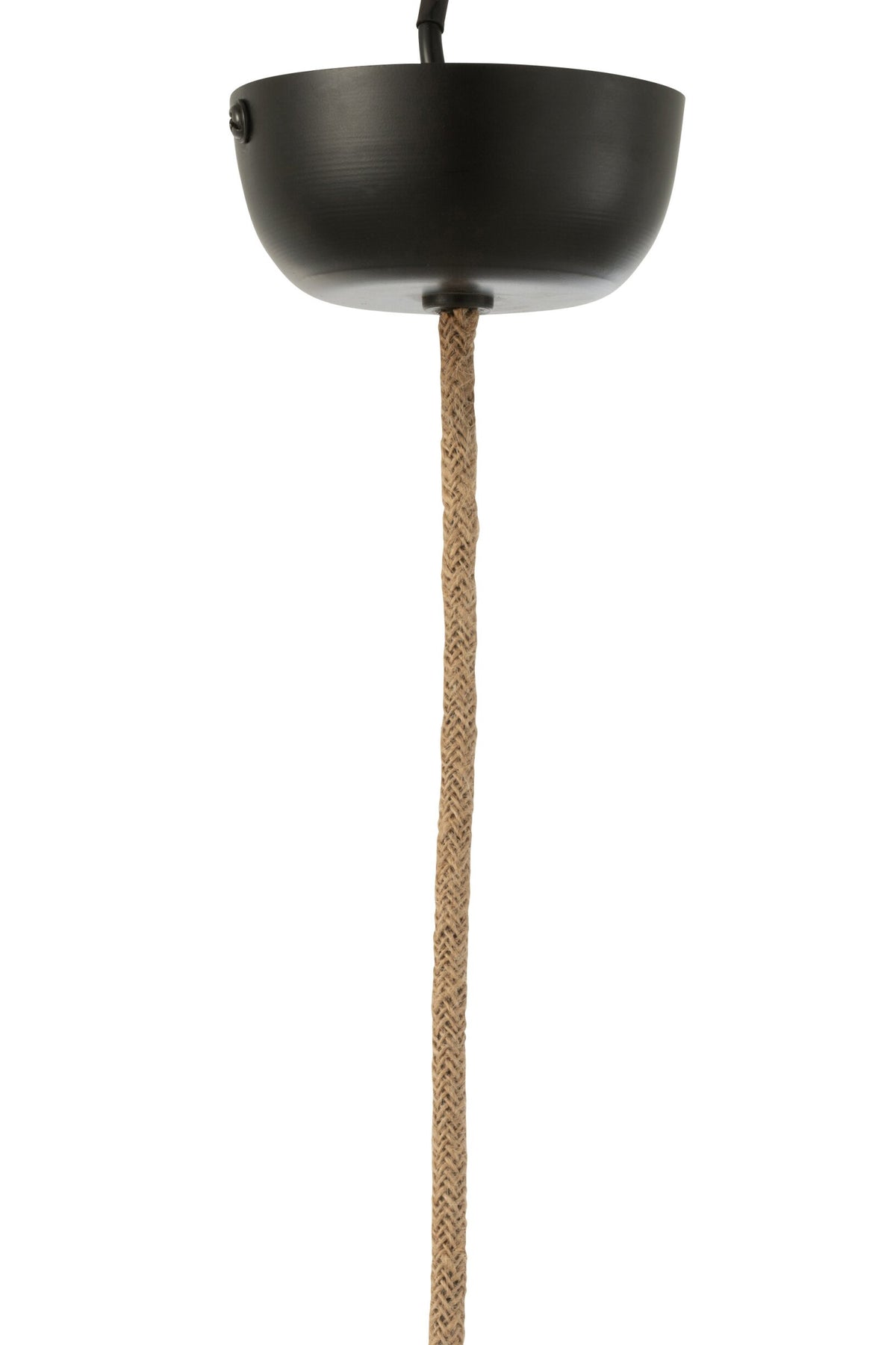 Pendant lamp globe banana leaf natural medium