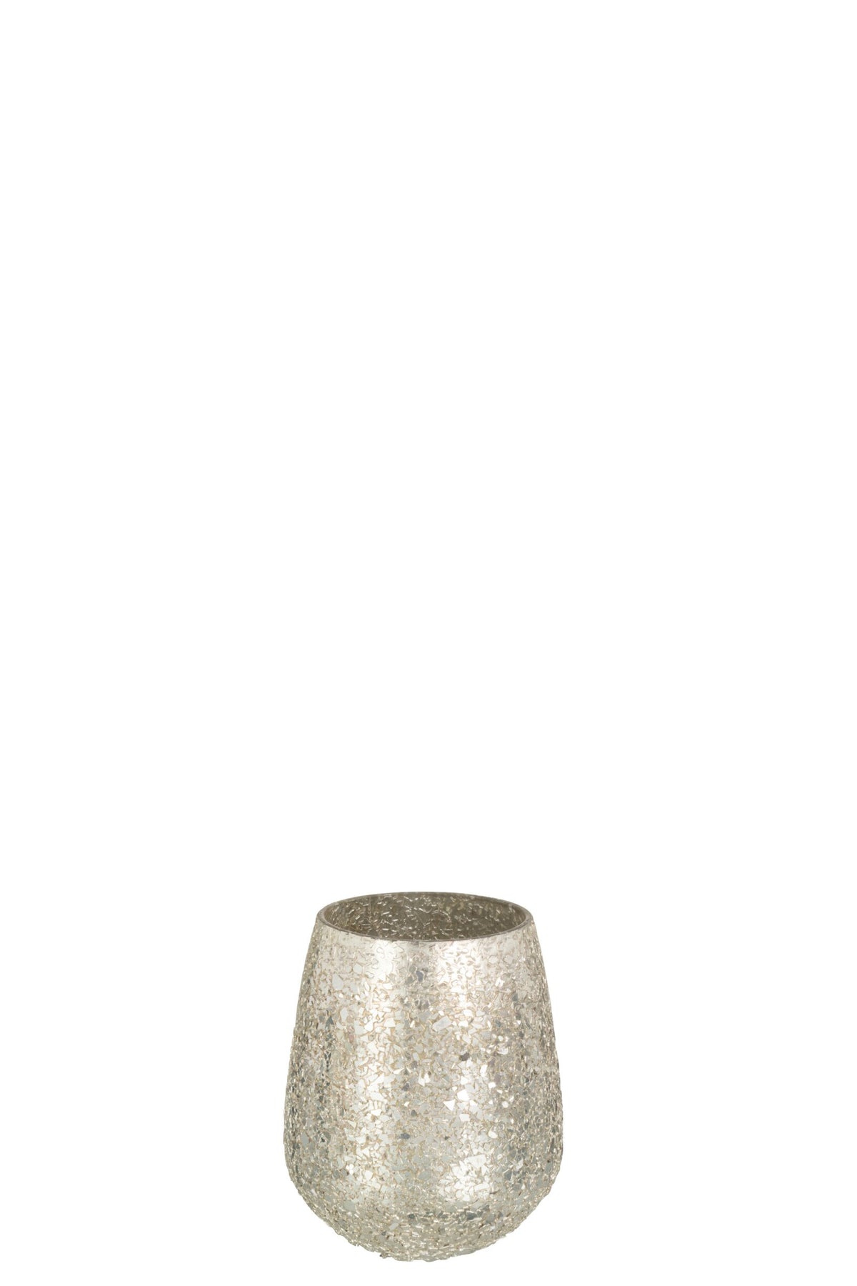 Kaarsenhouder Glinstering Glas Goud Medium