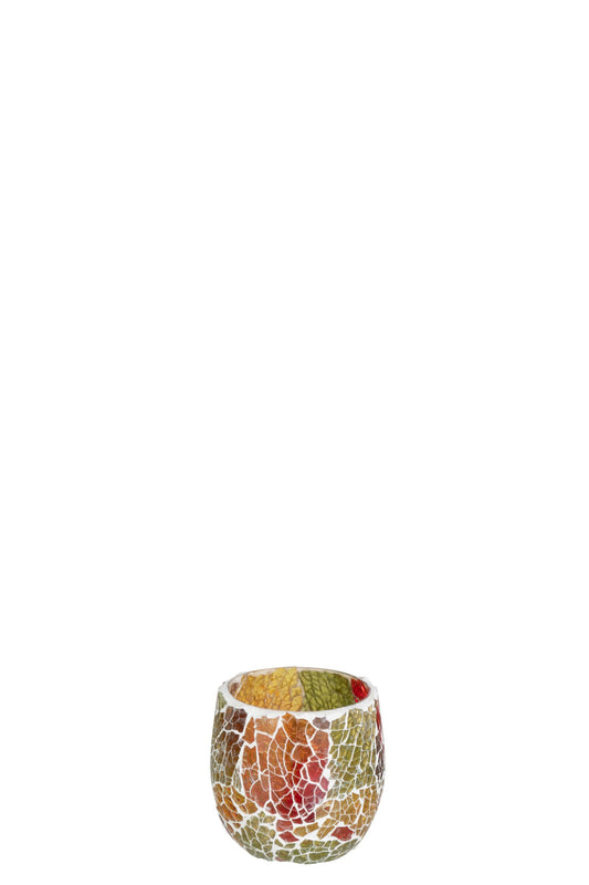 Kaarsenhouder Sunset Glas Multi Small