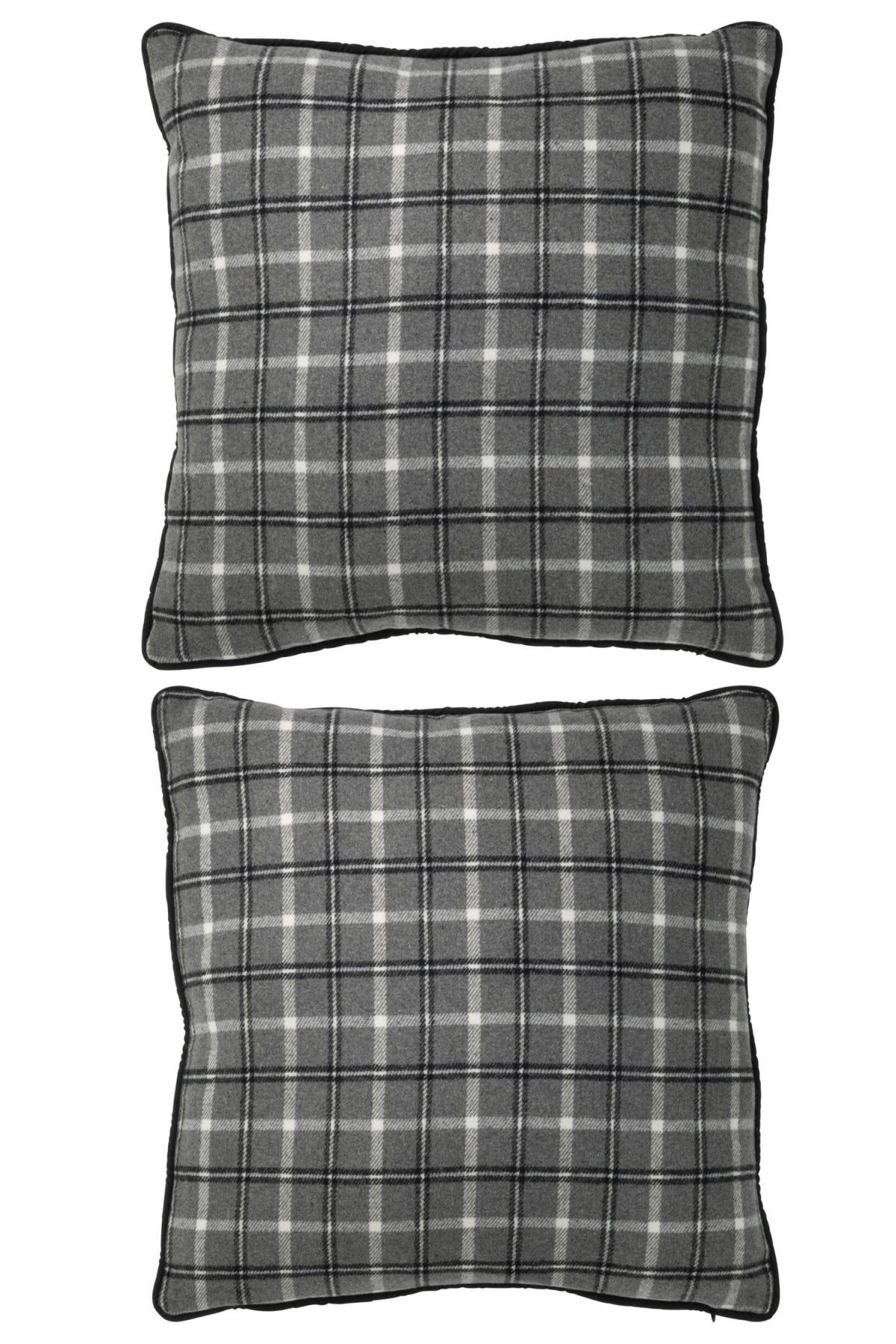 Cushion Text Polyester Grey ass2