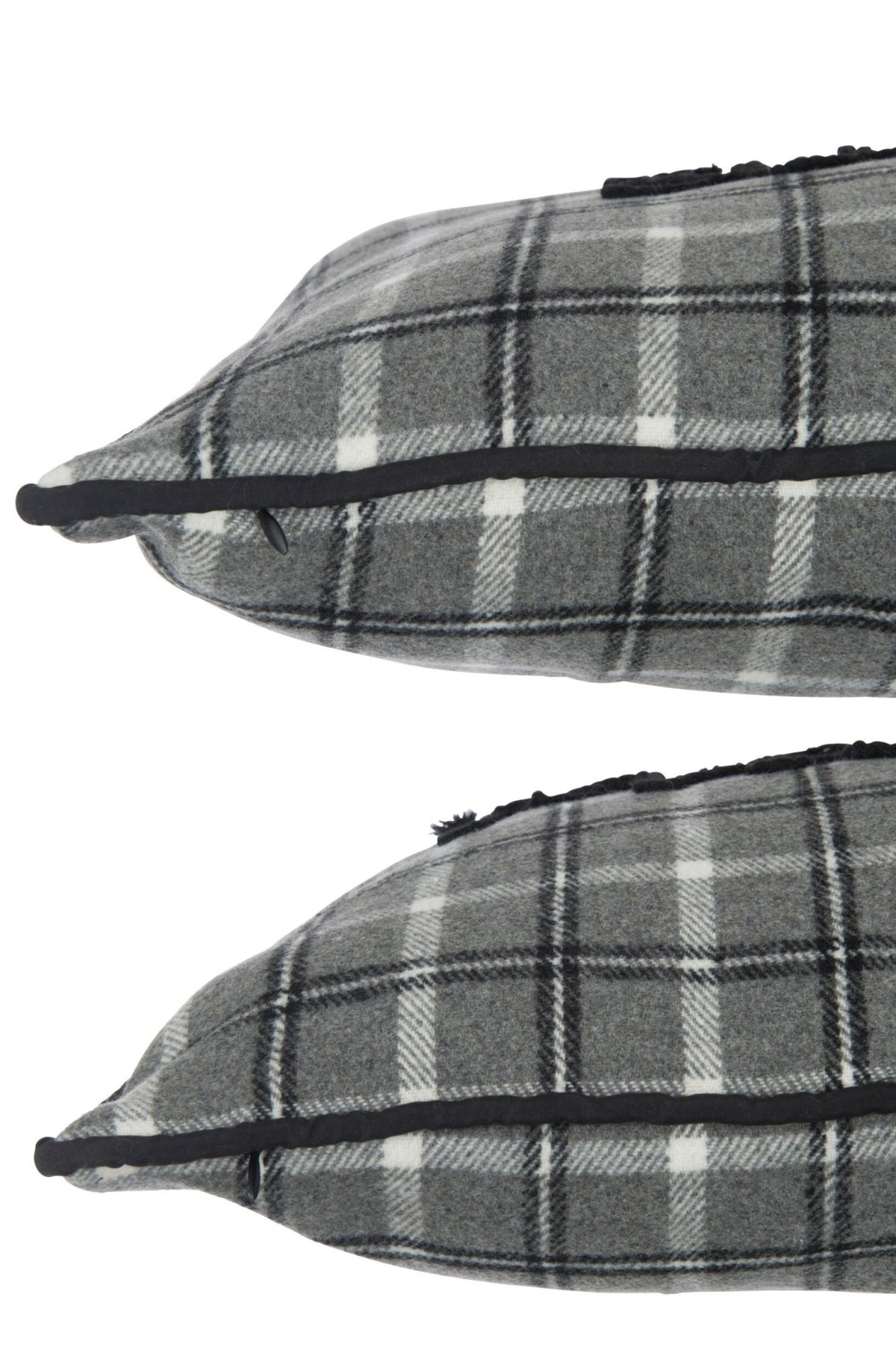 Cushion Text Polyester Grey ass2