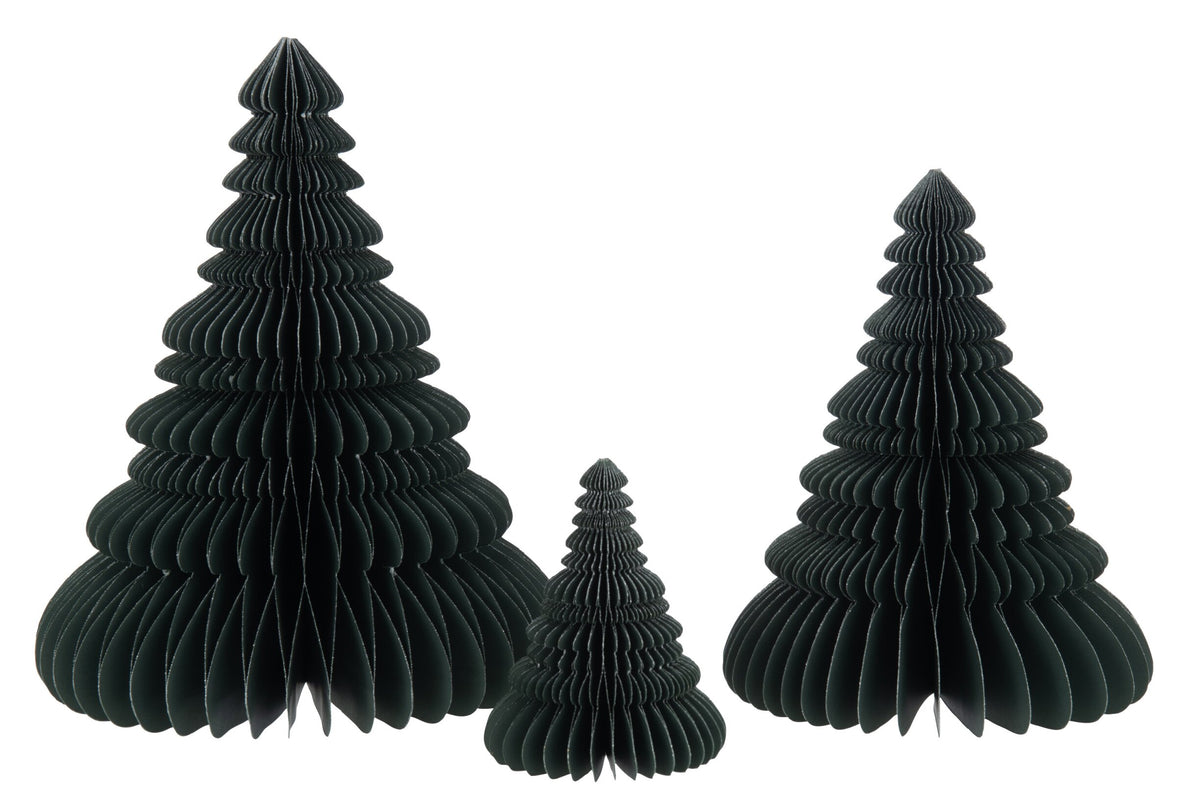 Christmas Tree Folding Paper Green Large
