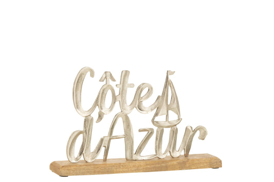 Côte D'azur On Base Aluminium Silver