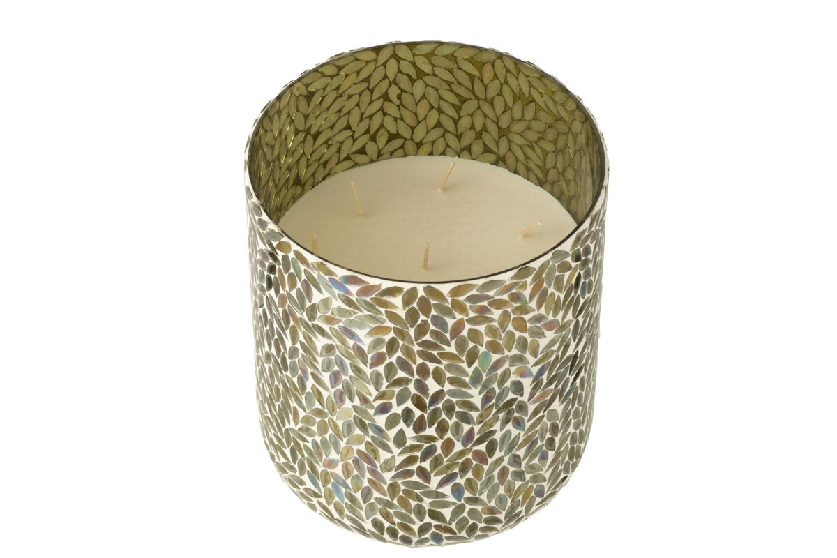 Geurkaars Tender Rose Wax Groen Extralarge - 150u