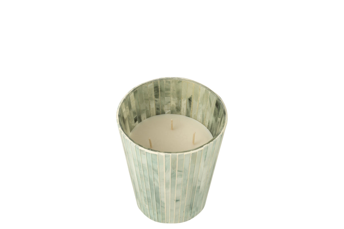 Geurkaars Noa Seaside Bliss Lichtblauw Large - 75u
