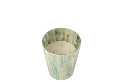 Geurkaars Noa Seaside Bliss Lichtblauw Large - 75u