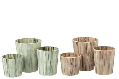 Geurkaars Noa Seaside Bliss Lichtblauw Large - 75u