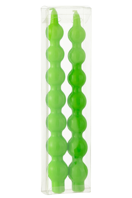 Doos 2 Kaars Kalebas Groen-5h