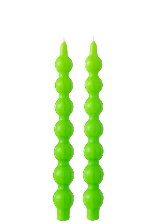 Doos 2 Kaars Kalebas Groen-5h