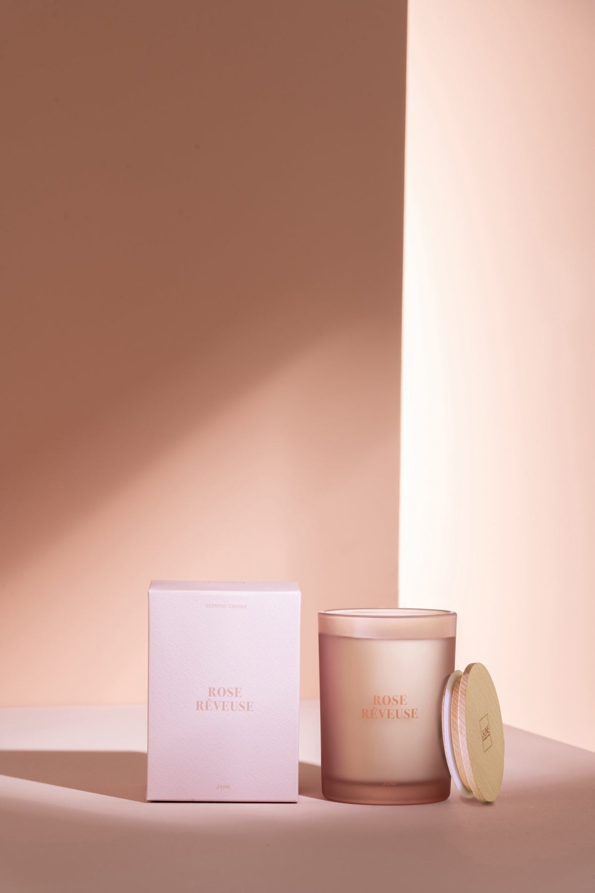 Geurkaars Accords Essentiels Rose Rêveuse-38h