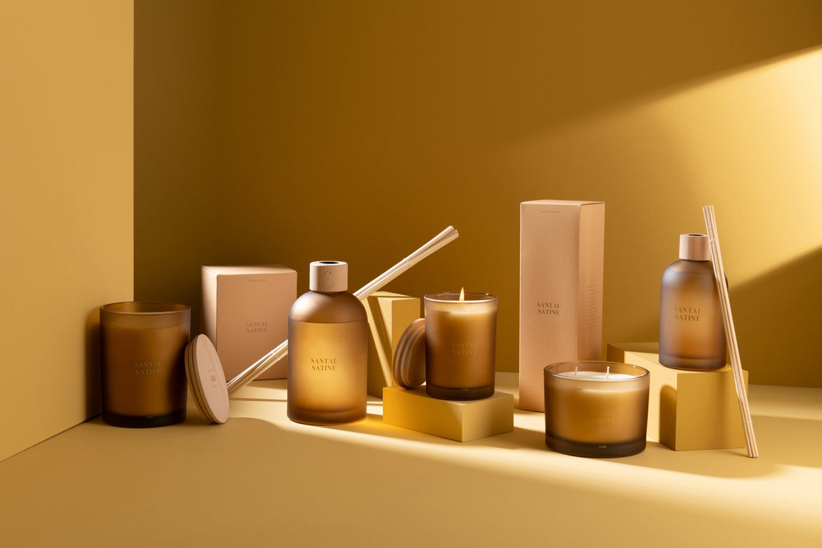 Geurkaars Accords Essentiels Santal Satiné-52h