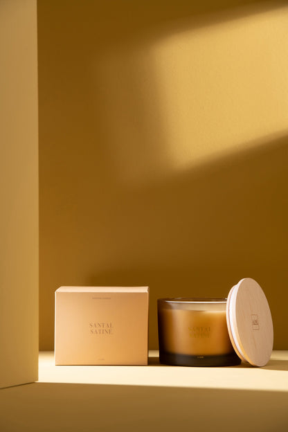Geurkaars Accords Essentiels Santal Satiné-28h