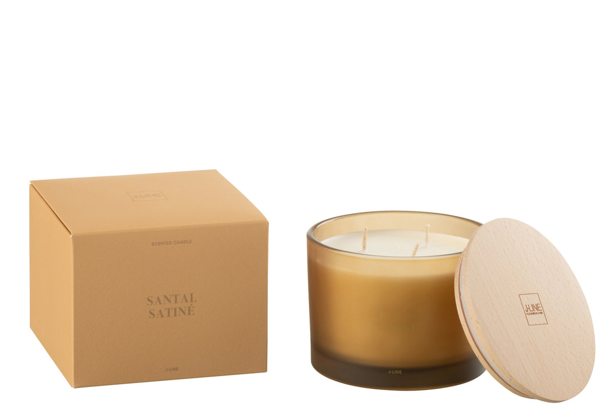 Geurkaars Accords Essentiels Santal Satiné-28h