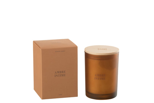 Geurkaars Accords Essentiels Ambre Intime-38h