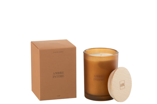 Geurkaars Accords Essentiels Ambre Intime-38h