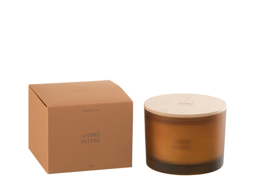 Geurkaars Accords Essentiels Ambre Intime-28h