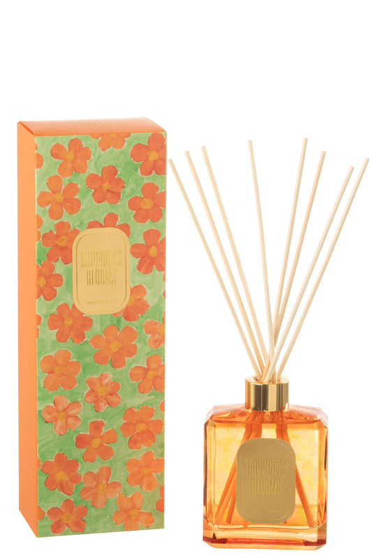 Geurolie Bloemen Oranje/Groen