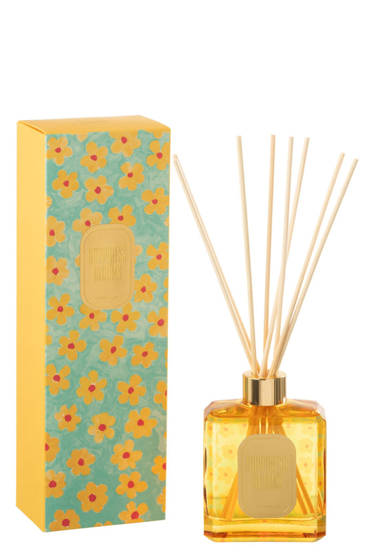 Geurolie Bloemen Azuur/Geel