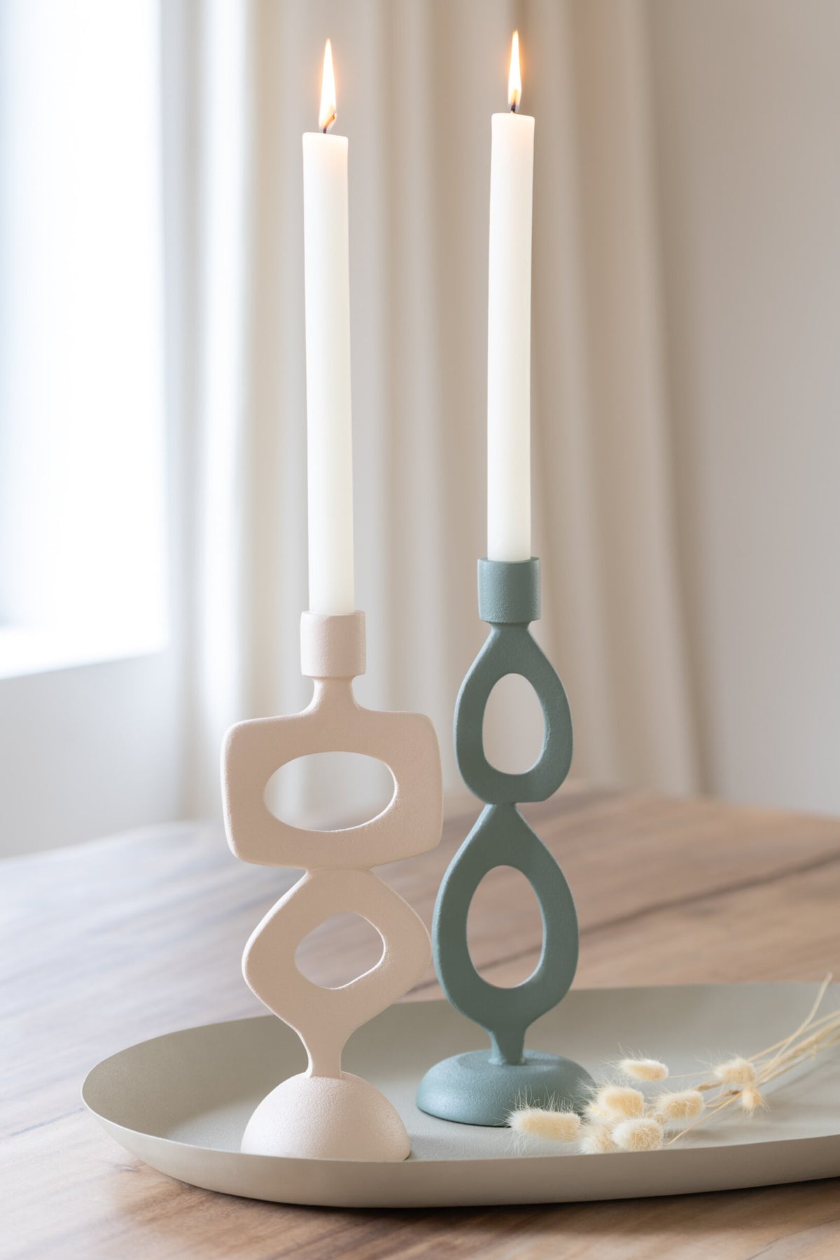 Kaarshouder Ringen Aluminium Groen Assortiment Van 2