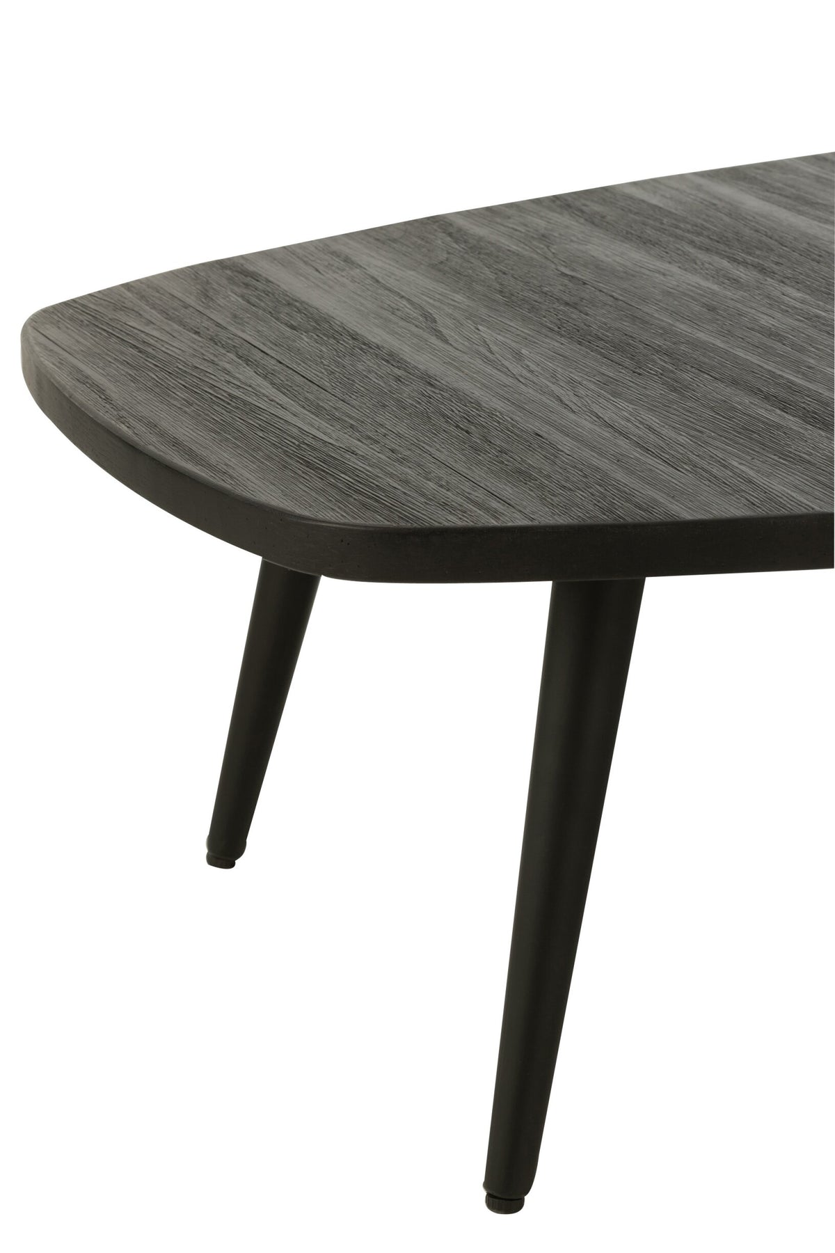 Coffee Table Rectangular Recycle Teak Black
