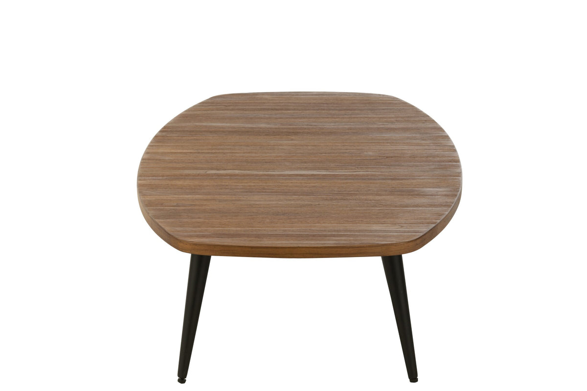 Coffee Table Rectangular Recycle Teak Natural