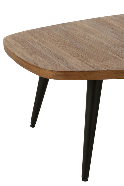 Coffee Table Rectangular Recycle Teak Natural