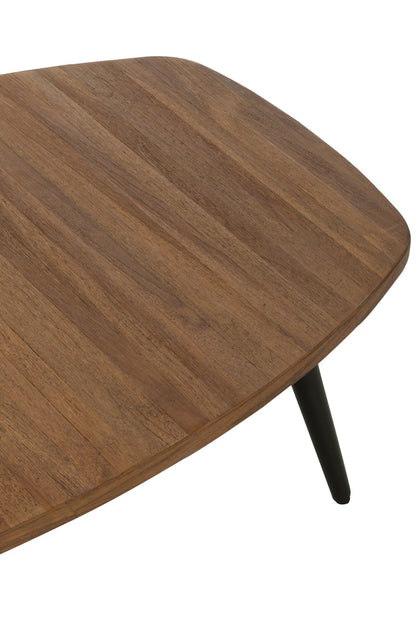 Coffee Table Rectangular Recycle Teak Natural
