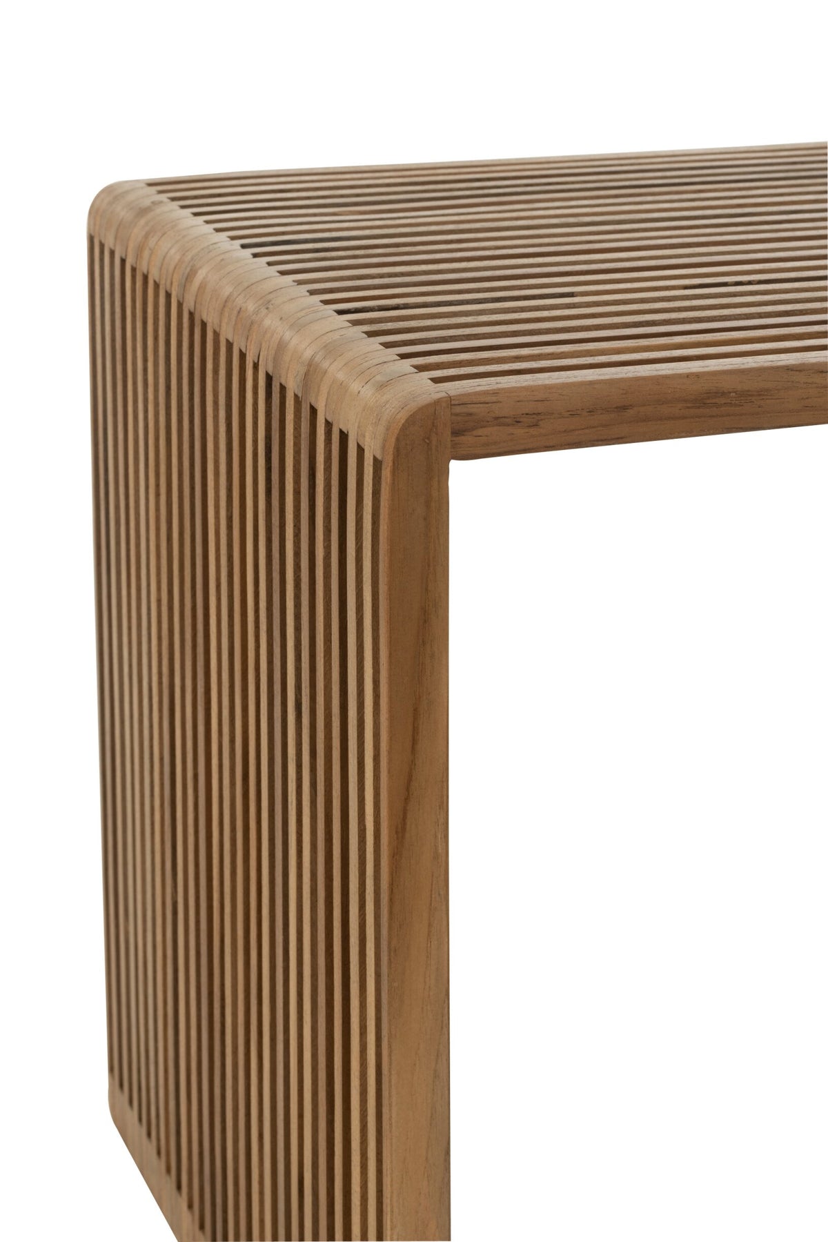 Set Of 2 Coffee Tables Cubic Recycle Teak Natural