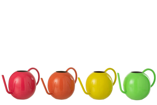 Water Can Round Iron Mix Assortment Of 4
